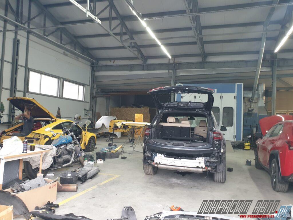 Покраска в камере авто из Америки