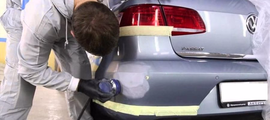 Покраска заднего бампера цена